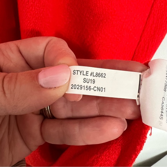 Women’s Madewell Texture & Thread Orange Short Sleeve Dress - Size Medium - Picture 5 of 6